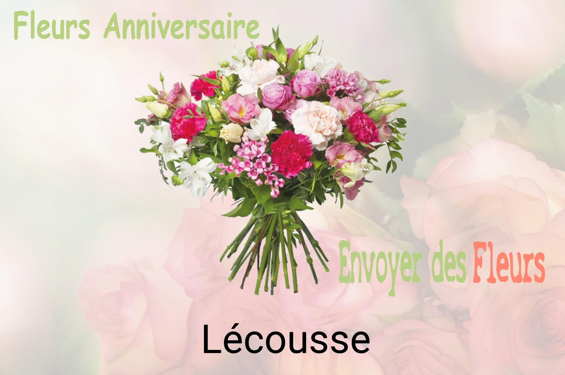 Bouquet de fleurs d’anniversaire livré à Lécousse