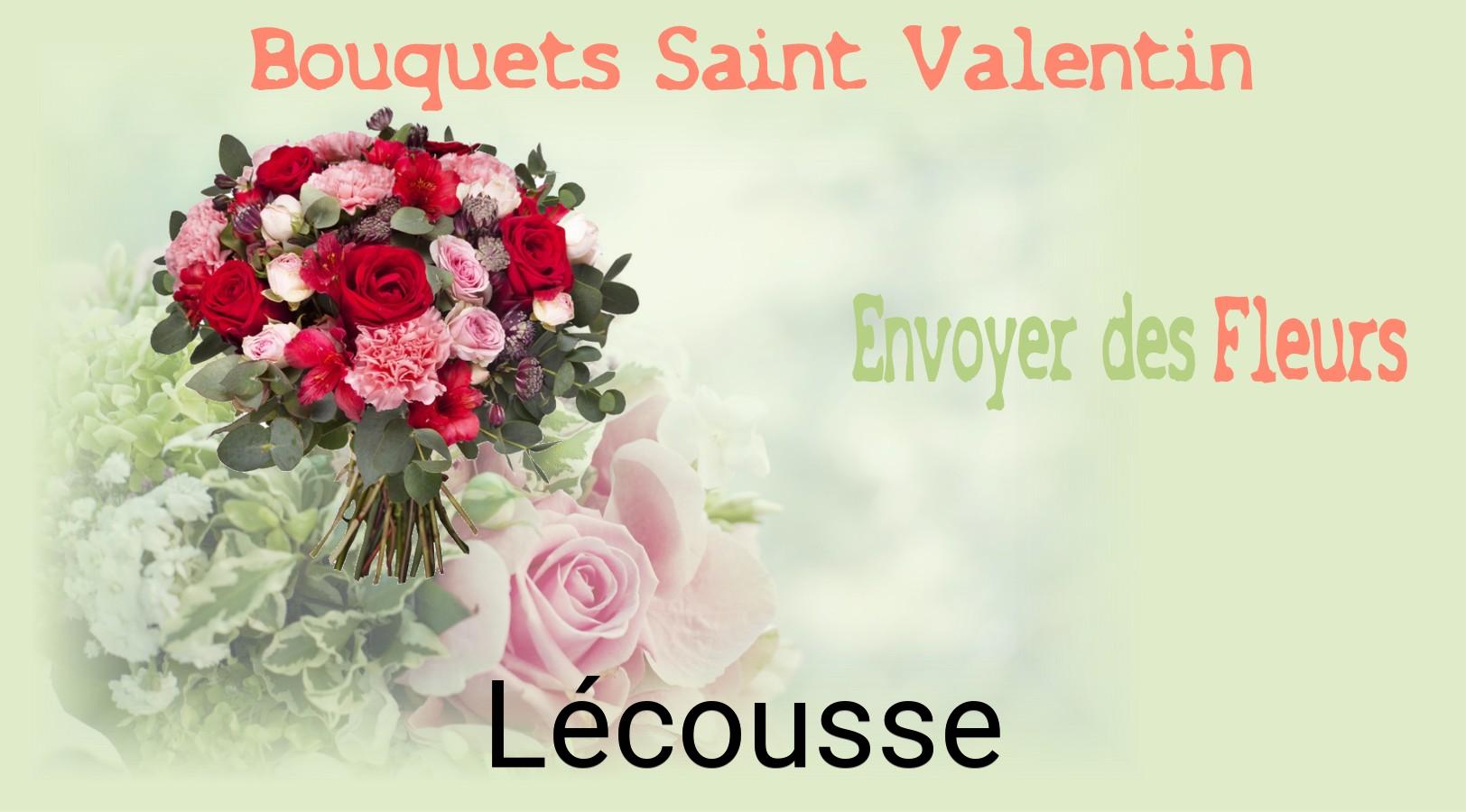 Roses de Saint-Valentin livrées à Lécousse